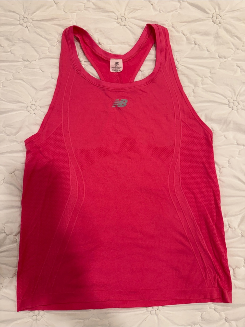 New Balance Hot Pink Racerback Performance Tank
